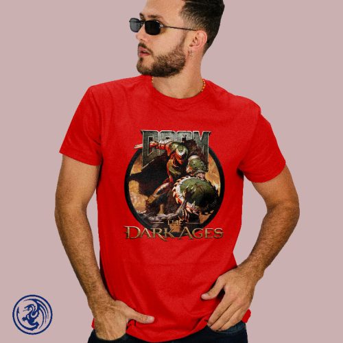 Doom - The Dark Ages - Doomslayer férfi póló