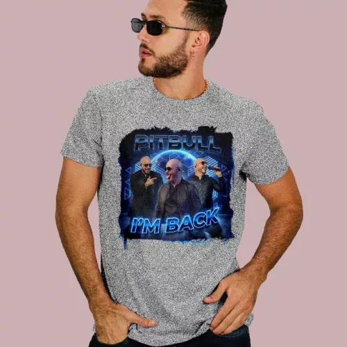 Pitbull - I'm back férfi póló