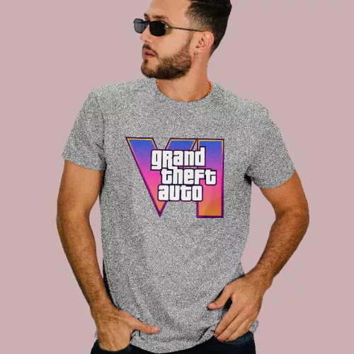 Grand Theft Auto 6 logo férfi póló