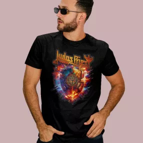 Judas Priest logo férfi póló