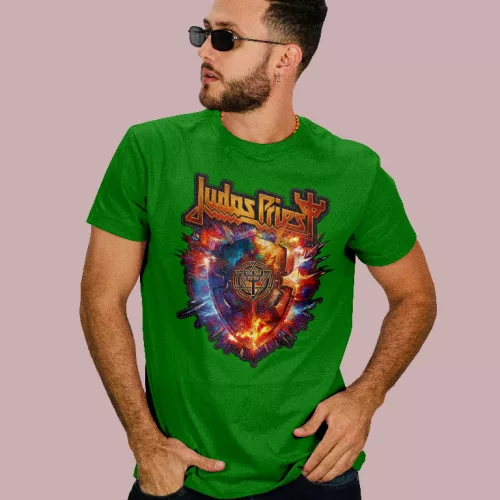Judas Priest logo férfi póló