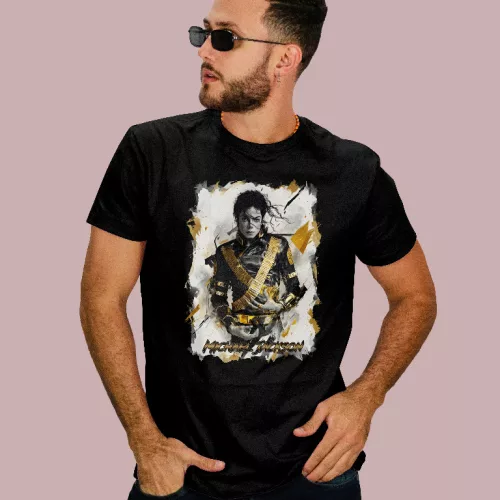 Michael Jackson - Gold férfi póló