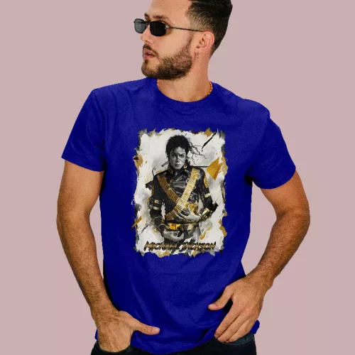 Michael Jackson - Gold férfi póló