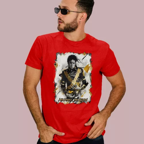 Michael Jackson - Gold férfi póló