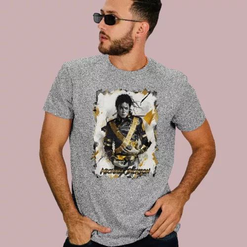 Michael Jackson - Gold férfi póló