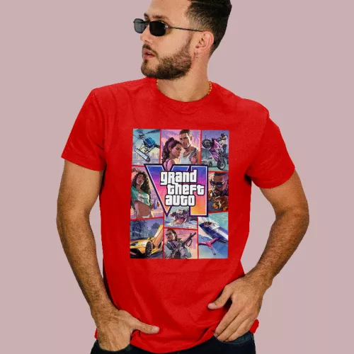 Grand Theft Auto 6 – Art férfi póló
