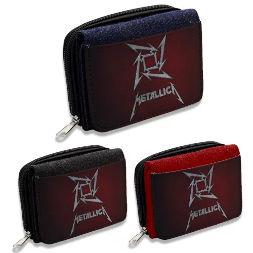 Metallica Logo - farmer pénztárca