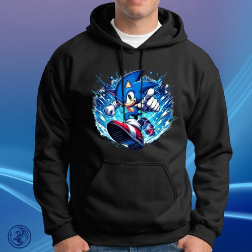 Sonic Unisex Kapucnis pulóver