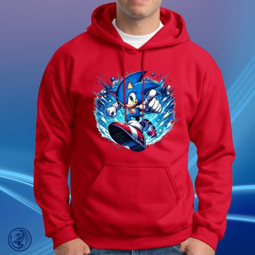 Sonic Unisex Kapucnis pulóver