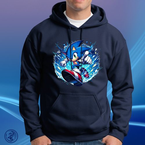 Sonic Unisex Kapucnis pulóver