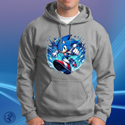 Sonic Unisex Kapucnis pulóver