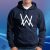 Alan Walker logó Unisex Kapucnis pulóver