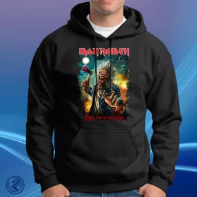 Iron Maiden - Run For Your Lives Unisex Kapucnis pulóver