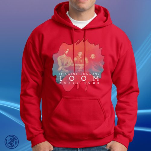 Imagine Dragons - Loom World Tour Unisex Kapucnis pulóver