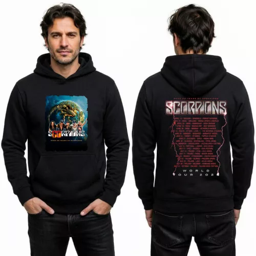 Scorpions Tour Unisex Kapucnis pulóver