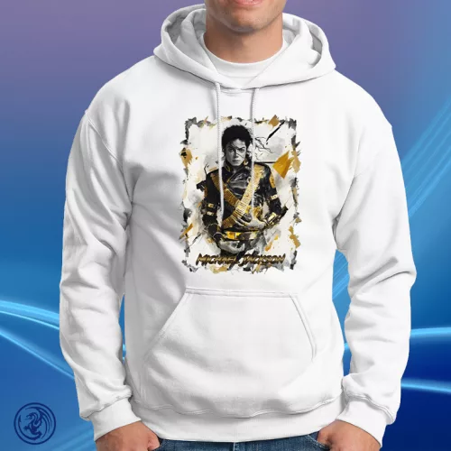 Michael Jackson - Gold Unisex Kapucnis pulóver