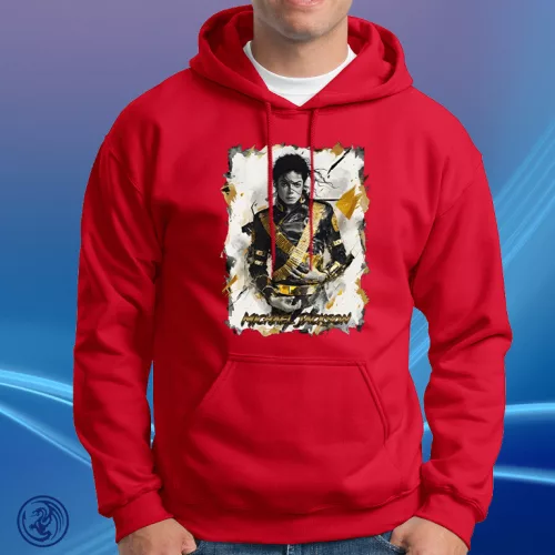 Michael Jackson - Gold Unisex Kapucnis pulóver