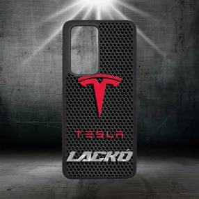 Egyedi nevekkel - Tesla logo - Honor tok 
