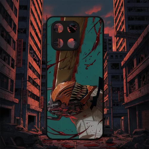 Chainsaw Man - Saw Head Close Up - Honor tok