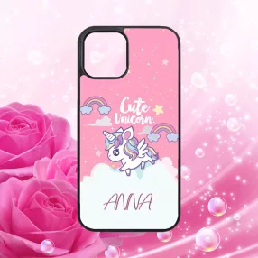   Egyedi Nevekkel - Trendi Csajok  Kawaii Egyszarvú - iPhone tok 
