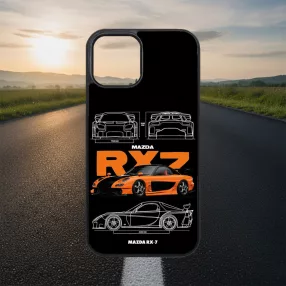 Legendás autók - Mazda RX7 - iPhone tok 