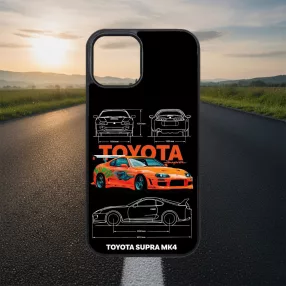Legendás autók - Toyota Supra MK4 - iPhone tok 