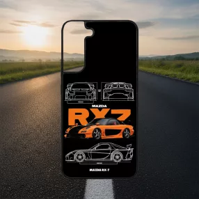 Legendás autók - Mazda RX7 - Samsung tok