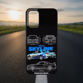 Legendás autók - Nissan Skyline R34 - Xiaomi tok