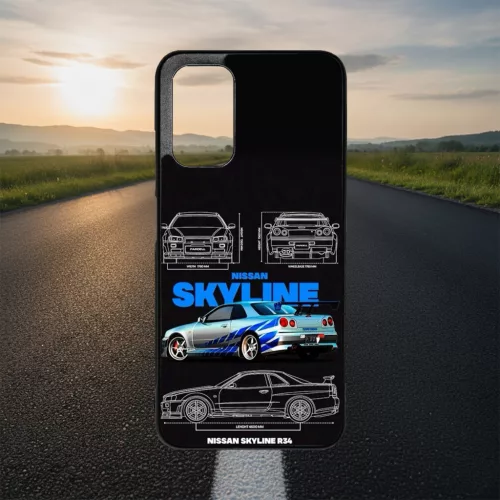 Legendás autók - Nissan Skyline R34 - Xiaomi tok