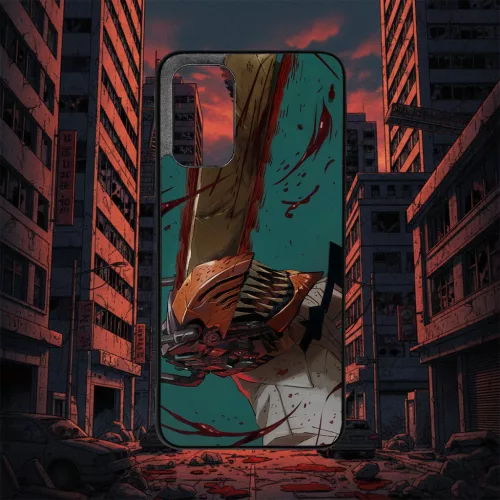 Chainsaw Man - Saw Head Close Up - Xiaomi tok