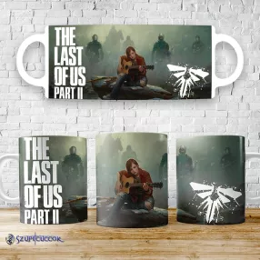 The Last of Us Part II. Ellie gitározik bögre