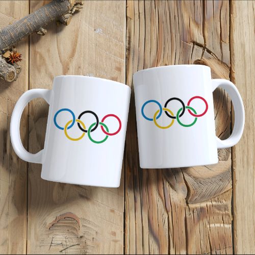 Olimpia 2024 - Öt karika - bögre