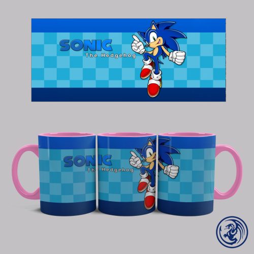Sonic bögre (Rózsaszín)