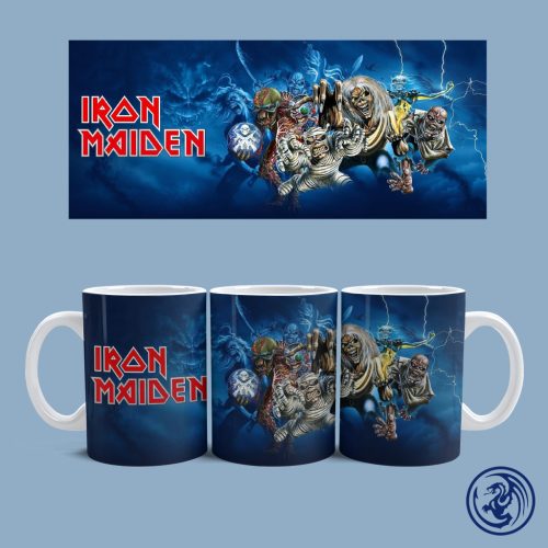 Iron Maiden bögre (Fehér)