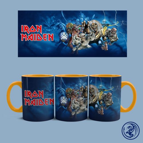 Iron Maiden bögre (Narancssárga)