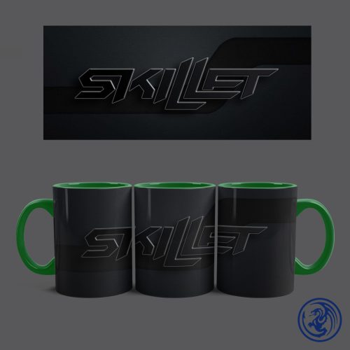 Skillet logó bögre (Zöld)
