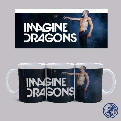 Imagine Dragons - Dan Reynolds bögre (Fehér)
