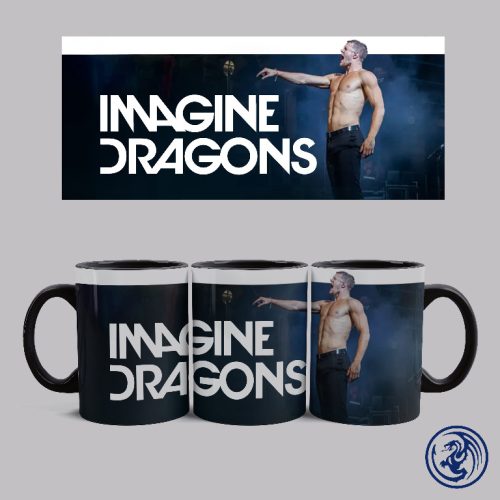 Imagine Dragons - Dan Reynolds bögre (Fekete)