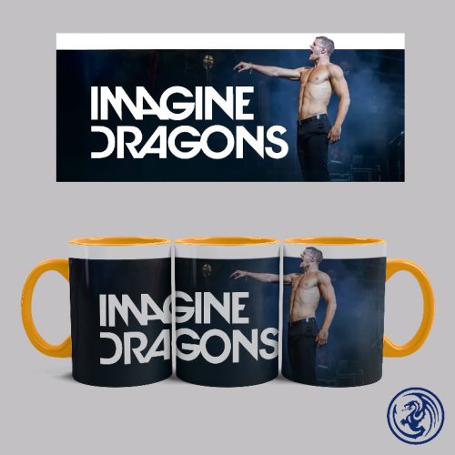 Imagine Dragons - Dan Reynolds bögre (Narancssárga)