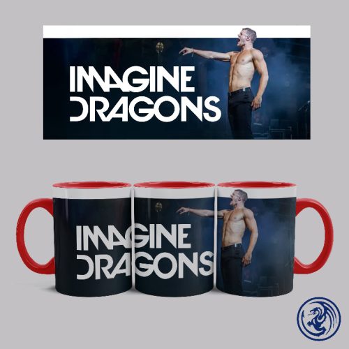 Imagine Dragons - Dan Reynolds bögre (Piros)