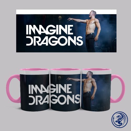 Imagine Dragons - Dan Reynolds bögre (Rózsaszín)