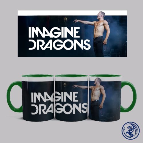 Imagine Dragons - Dan Reynolds bögre (Zöld)