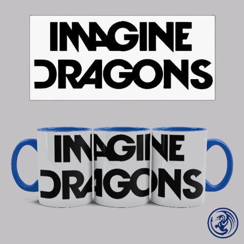 Imagine Dragons logó bögre (Kék)