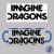 Imagine Dragons logó bögre (Kék)