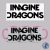 Imagine Dragons logó bögre (Rózsaszín)