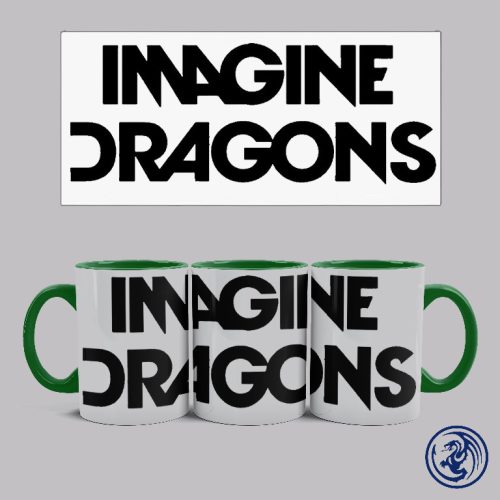 Imagine Dragons logó bögre (Zöld)