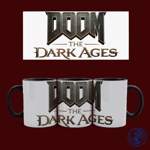 Doom - The Dark Ages logó bögre (Fekete)
