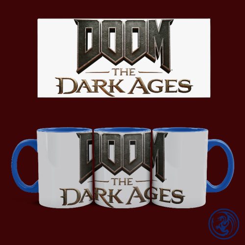 Doom - The Dark Ages logó bögre (Kék)