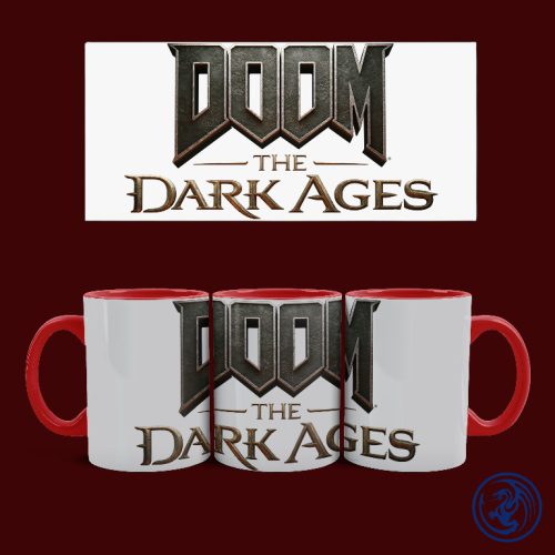 Doom - The Dark Ages logó bögre (Piros)