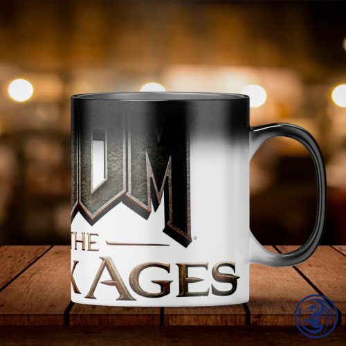 Doom - The Dark Ages logó bögre (Hőre változó)